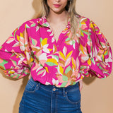 A CHILL MOMENT WOVEN TOP