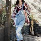Faux Hair Aztec Pocket Ruana