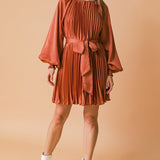 GAME CHANGER WOVEN MINI DRESS
