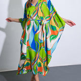 A BEAUTIFUL SIGHT WOVEN KAFTAN DRESS