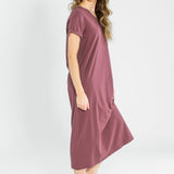 Finley V-neck T-shirt Dress