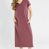 Finley V-neck T-shirt Dress
