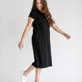 Finley V-neck T-shirt Dress