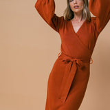 ADORABLE IDEAL SWEATER MIDI DRESS