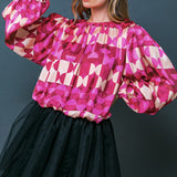 SAVOR THE SWEETNESS WOVEN TOP