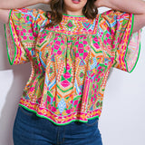 SPARKLY ENERGY WOVEN TOP