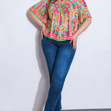 SPARKLY ENERGY WOVEN TOP