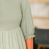 Flora Smocked Midi Dress
