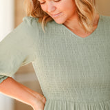Flora Smocked Midi Dress