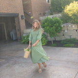 Flora Smocked Midi Dress