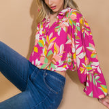 A CHILL MOMENT WOVEN TOP