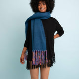 Frayed Bohemian Flow Scarf