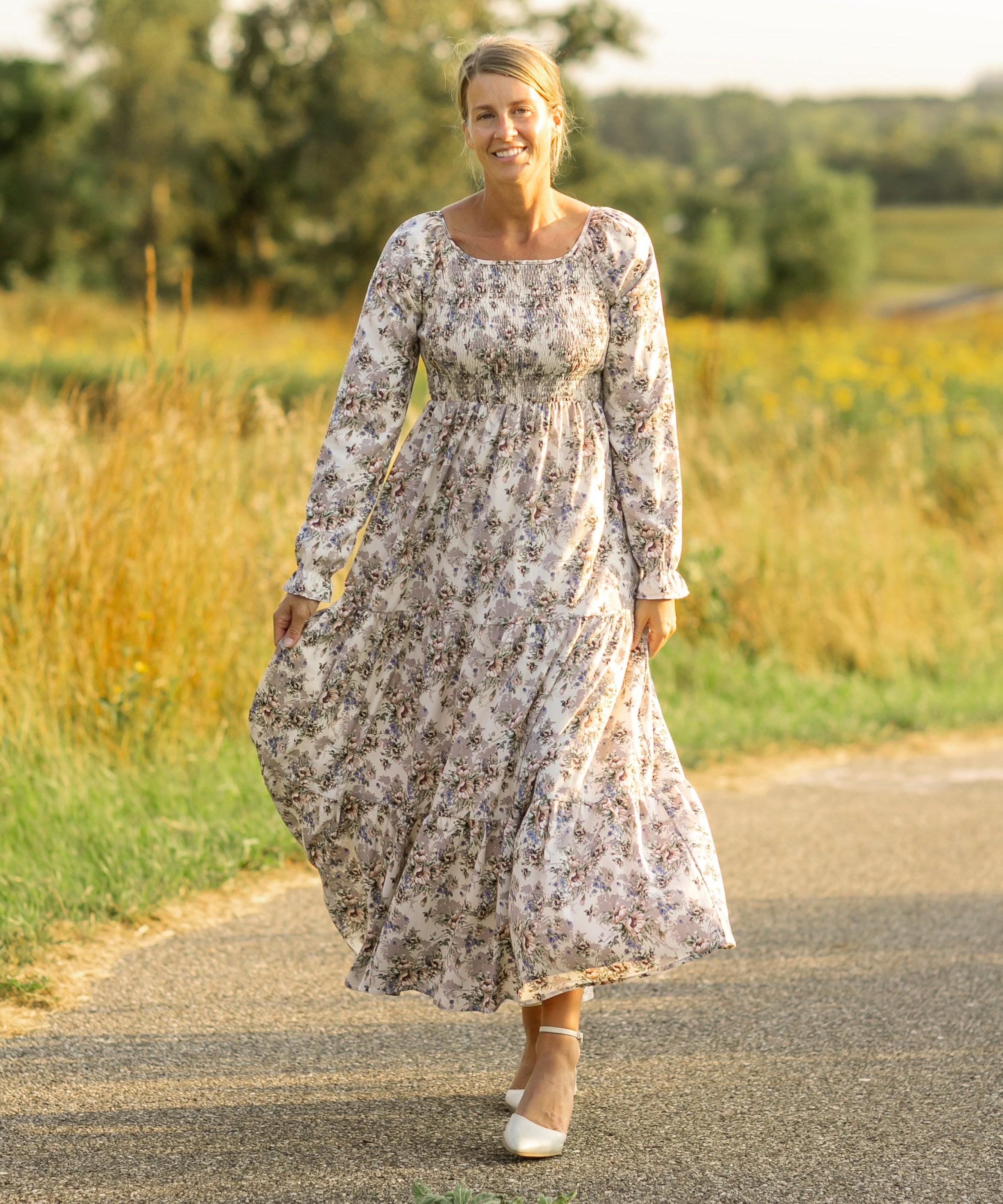 Gia Long Sleeve Maxi Dress