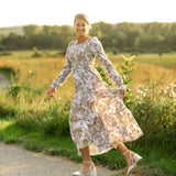 Gia Long Sleeve Maxi Dress