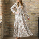 Gia Long Sleeve Maxi Dress