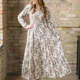 Gia Long Sleeve Maxi Dress