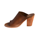Hallie Heeled Sandal in Tan