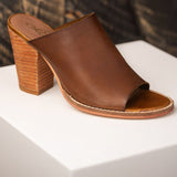 Hallie Heeled Sandal in Tan