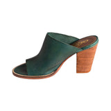 Hallie Heeled Sandal in Teal