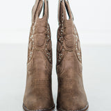Houston Western Boots in Taupe