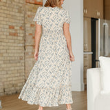 Isabella V-Neck Floral Maxi Dress