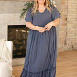 Isabella V-Neck Maxi Dress