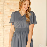 Isabella V-Neck Maxi Dress