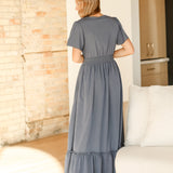 Isabella V-Neck Maxi Dress