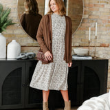 Isla 3/4 Sleeve Midi Dress