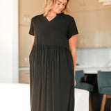 Jaydrien Flutter Sleeve Maxi Dress