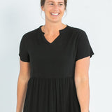 Jaydrien Flutter Sleeve Maxi Dress