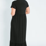 Jaydrien Flutter Sleeve Maxi Dress