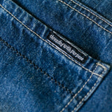 Jennifer A-Line Long Denim Skirt