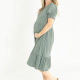 Jess Short Sleeve Midi Dress