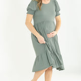 Jess Short Sleeve Midi Dress