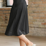 Jo Lightweight Active A-Line Midi Skirt
