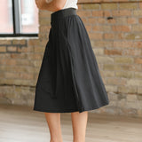 Jo Lightweight Active A-Line Midi Skirt