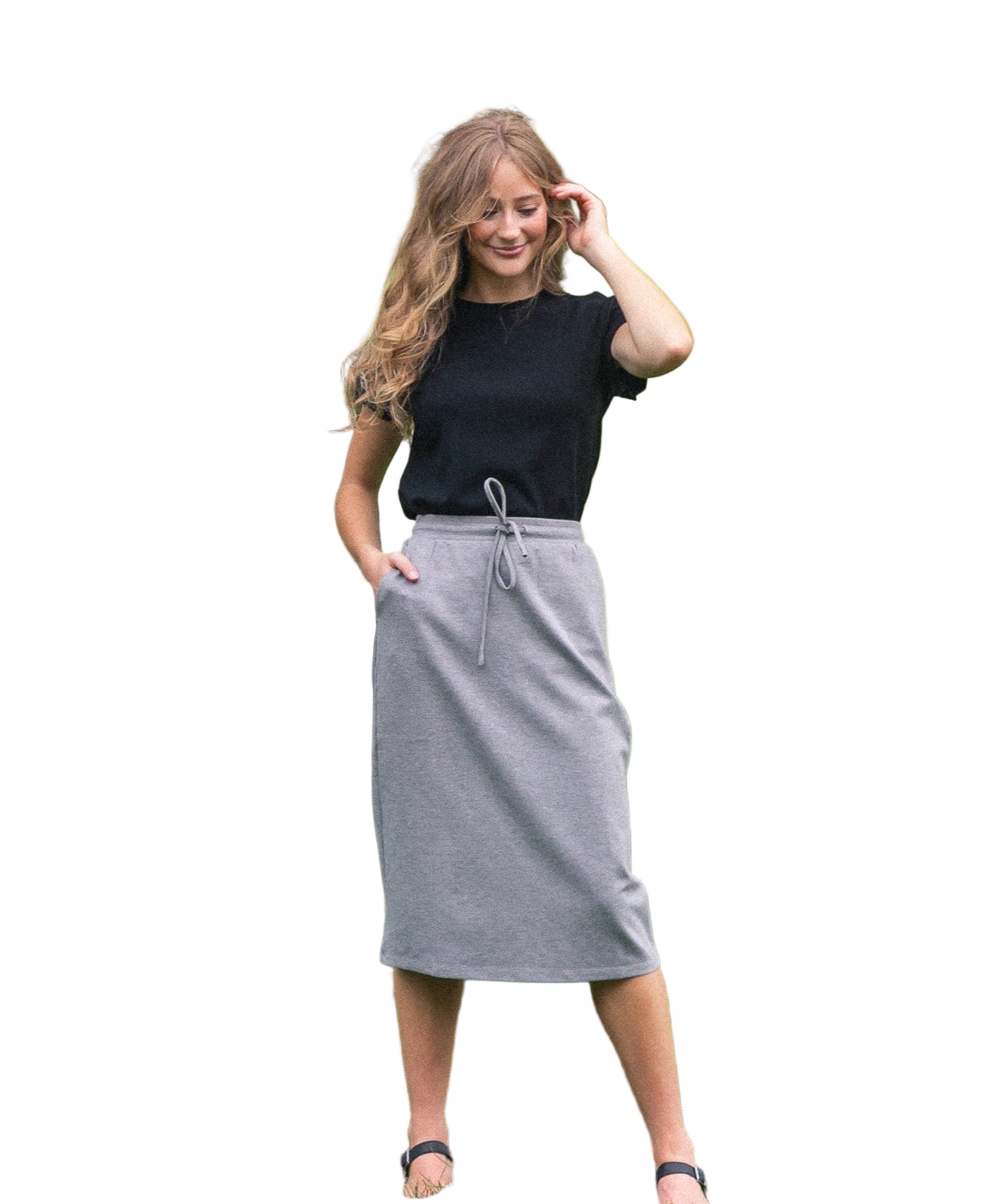 Jordan Knit Midi Skirt