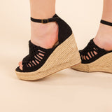 Juti Wedges in Black