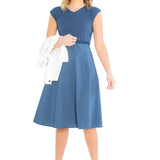 Kate Cap Sleeve Midi Dress