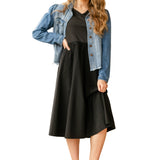 Kate Cap Sleeve Midi Dress