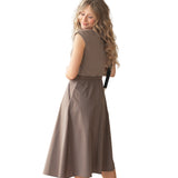 Kate Cap Sleeve Midi Dress