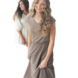 Kate Cap Sleeve Midi Dress