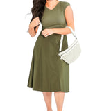 Kate Cap Sleeve Midi Dress