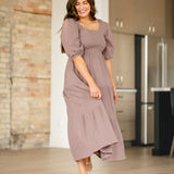 Kayleen Gauze Maxi Dress
