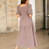 Kayleen Gauze Maxi Dress