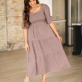 Kayleen Gauze Maxi Dress