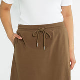 Kelly Drawstring Midi Skirt