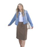 Kelly Drawstring Midi Skirt