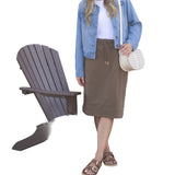 Kelly Drawstring Midi Skirt